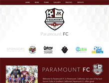 Tablet Screenshot of paramountfc.com
